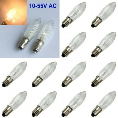 5/10/20 Pcs/pack E10 LED Replacement Lamp Bulb Candle Light Bulbs for Light Chains 10 V-55 V AC for Bath Kitchen Home Bulb Decor ► Photo 1/6