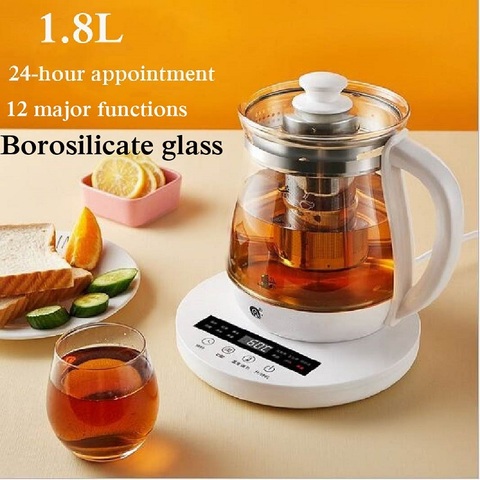 220V Health Pot Household Multifunctional Glass Electric Kettle Flower Teapot Tea Pot 1.8L ► Photo 1/6