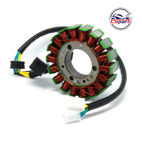 18 Coils Magneto Stator  Linhai YP250 YP300 257CC 300CC 260cc 300cc ATV UTV Scooter 93mm ► Photo 1/2