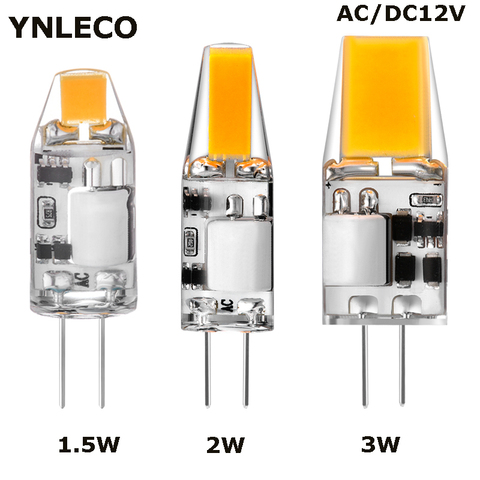 1.5W 2W 3W G4 LED 12V AC DC COB LED G4 Bulb Light Bulbs 360 Beam Angle Lampada Lampara Ampul Replace 15W 20W 30W Halogen Lamp ► Photo 1/6