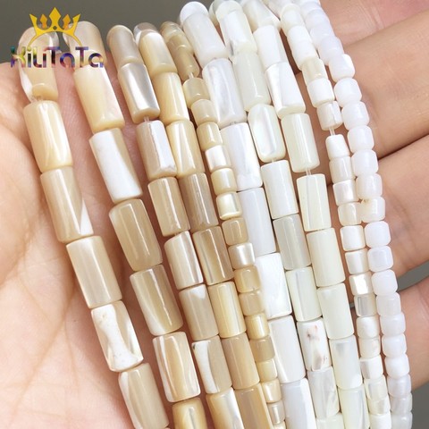 Natural Stone Beads Cylinder Shape Bracelets Necklaces Making