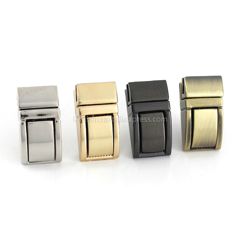1pcs Metal Press Push Lock Bag Briefcase Spring Lock Snap Decorative Clasps Closure Leather Craft Diy Hardware Accessory ► Photo 1/6