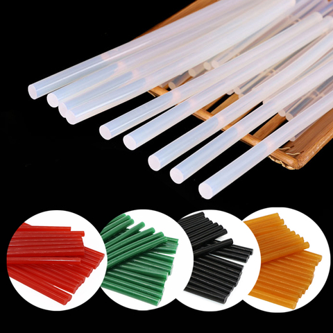 Hot Melt Glue Sticks Transparent Black Glue Rod for 7mm-11mm Glue Gun DIY Craft  Adhesive Repair Gun Glue ► Photo 1/6