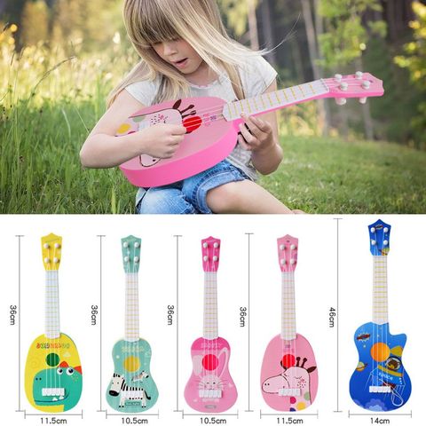 1pc Kids Funny Ukulele Musical Instruments Kids Guitar Montessori Toys for Children School Play Games Education Boys Girls ► Photo 1/6