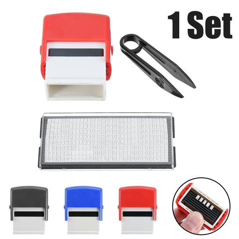 Stamp Kit DIY Rubber Stamp Kit Personalise Self Inking Business Address Garage Name Pad Finger Paint Not Ink Included ► Photo 1/6