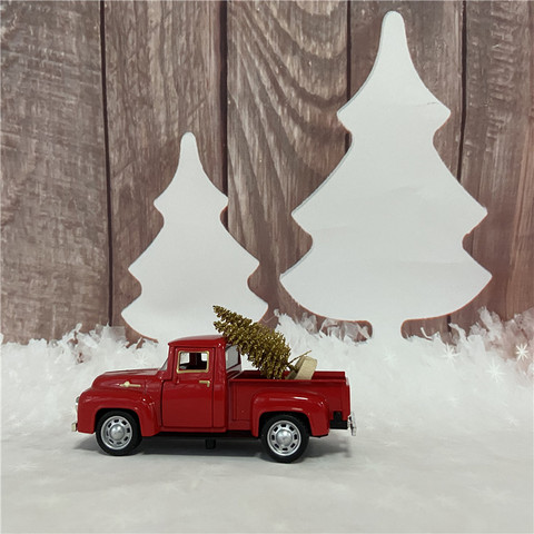 New Year Gift Kids Red Metal Vintage Truck Christmas Tree Handcrafted Christmas Ornaments Christmas Decorations for Home Navidad ► Photo 1/1