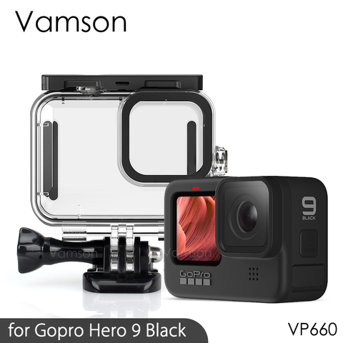 Price History Review On Vamson For Gopro Hero 9 Black Underwater Waterproof Case Diving Protective Cover Housing Mount For Go Pro 9 Accessories Vp660 Aliexpress Seller V Camera Accessories Store Alitools Io