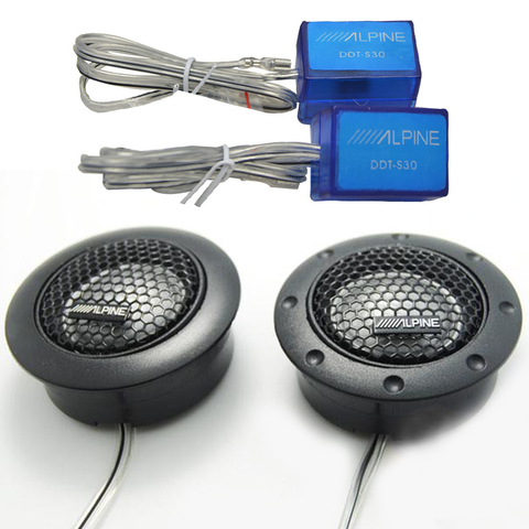 2pcs/set Car High-Pitched Audio Loudspeaker Modification 180W 4Ohm Tweeter Car Audio Silk Film  Car Audio Modification accessory ► Photo 1/6