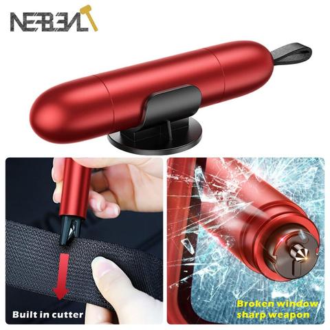 New Mini Car Window Glass Breaker Seat Belt Cutter Safety Hammer Life-Saving Escape Hammer Cutting Knife Escape Blade Tool ► Photo 1/6