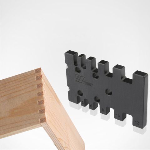 Woodworking Tenon Gauge Template Track Miter Mortise Dovetail Maker Jig Block ► Photo 1/6