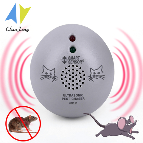 ChanFong Ultrasonic Electronic Pest Control Rodent Rat Mouse Repeller Mice Mouse Repellent Anti Mouse Repeller Rodent EU Plug ► Photo 1/6