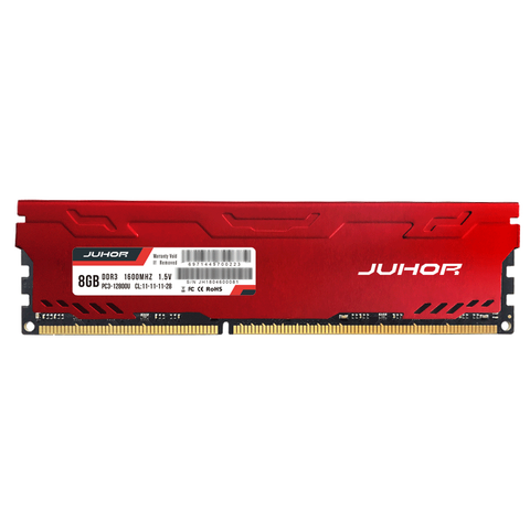 JUHOR Memoria Ram DDR3 8GB 1333MHz 1600MHz 1866MHz Desktop Memory New Dimm RAMs ► Photo 1/6