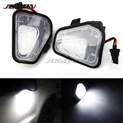 LED Side Mirror Rearview Puddle Light Welcome Courtesy Lamp For Volkswagen VW Passat B7 CC Scirocco Jetta MK6 EOS Beetle R ► Photo 1/6