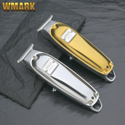 WMARK NG-2022 All-metal cord/cordless detail triimer with T-blade detailer USB charge 1400mAh high speed motor ► Photo 1/5