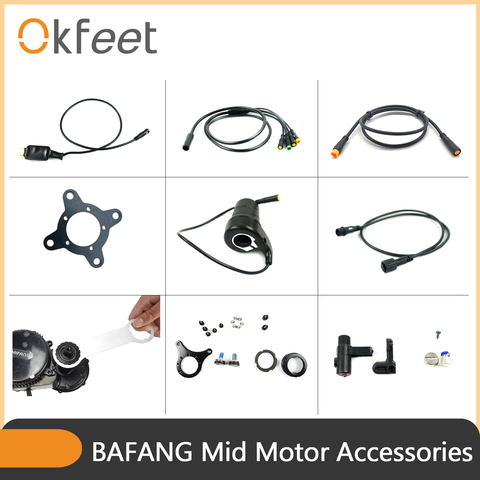 Electric E Bicycle Bike Parts BAFANG Mid Drive Motor Accessories Half Twist Thumb Finger Accelerator Throttle Programming Cabl ► Photo 1/6
