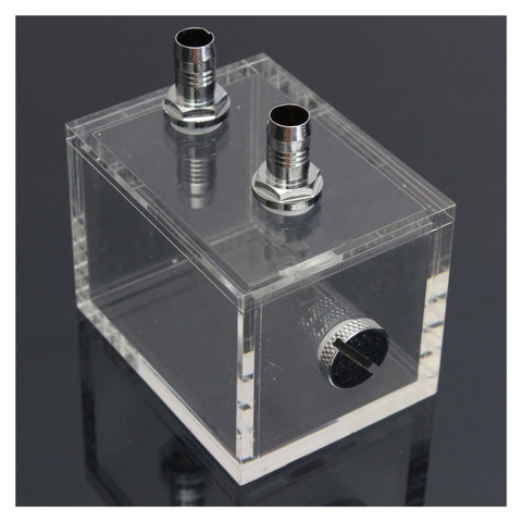 New 200ml Acrylic water tank cooler water cooling radiator pc cpu water block Transparent ► Photo 1/3