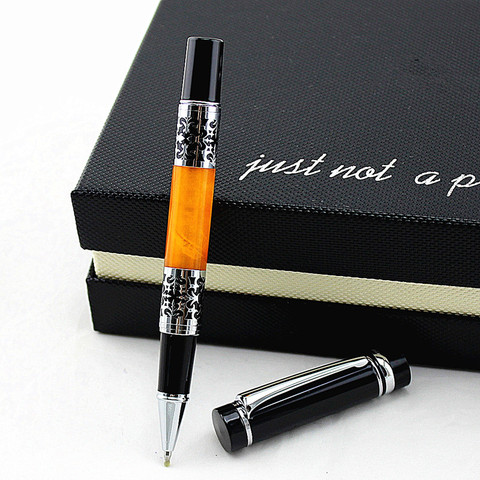 High Quality Luxury Metal Ballpoint Pen Sculpture Pattern Roller Pen Office School Stationary Pen ► Photo 1/3