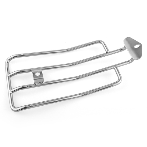 Motorcycle Solo Seat Rear Luggage Rack Support Shelf for Harley Sportster XL883/1200 X48 1985-2003 Silver/Black ► Photo 1/6