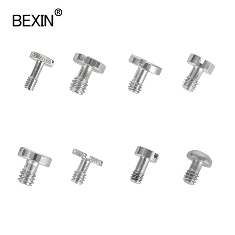 BEXIN camera screw set 1/4 inch  quick release plate screw dslr accessoriet tripod mount adapter for dslr camera tripod ► Photo 1/6