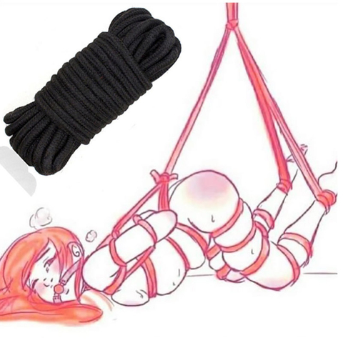 10m sexual bondage hand Props fetish cotton Soft tied Rope Strap appropriate SM sex products toys for woman Couples BDSM ► Photo 1/6