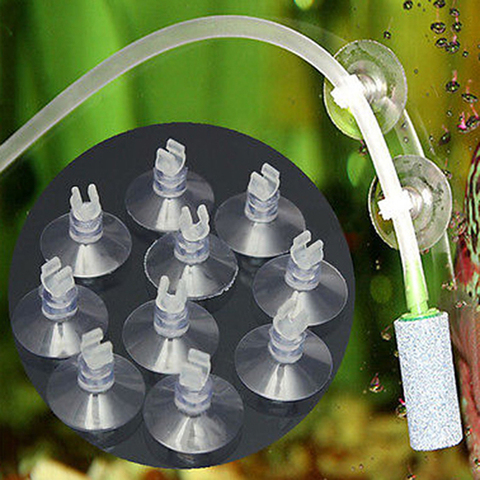 10pcs Aquarium Fish Tank Suction Cup Sucker Holders For Air Line Tube Hose Pump ► Photo 1/6