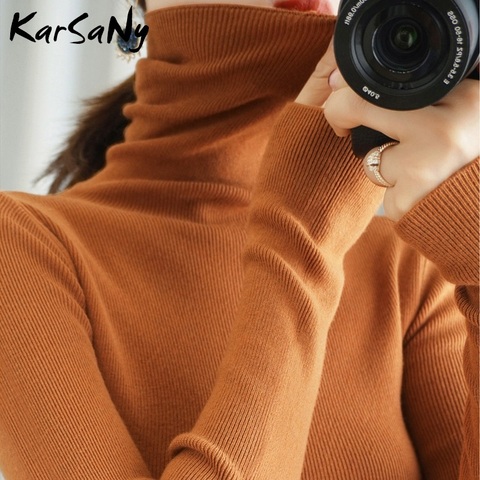 Women's Sweater Winter Clothes Women 2022 Black Turtleneck Sweaters Winter Warm Turtlenecks For Women Pullover Sweater Autumn ► Photo 1/6