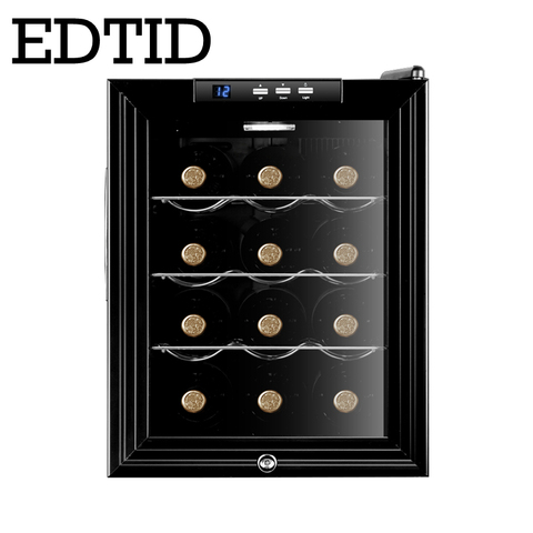 EDTID Electronic red wine cabinet home ice bar cold storage cabinet Wine Cooler deep freezer ice cuber box refrigerating ► Photo 1/5