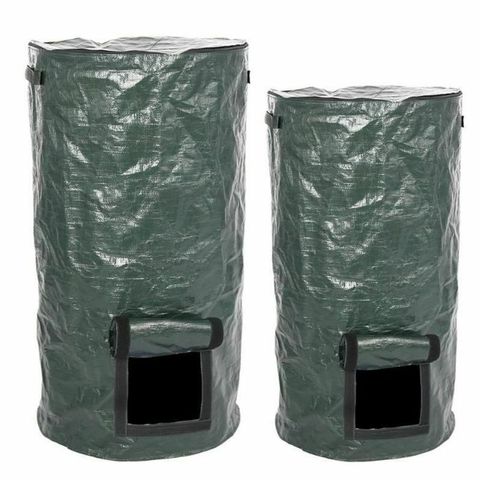 Collapsible Garden Yard Compost Bag with Lid Organic Ferment Waste Composter ► Photo 1/6