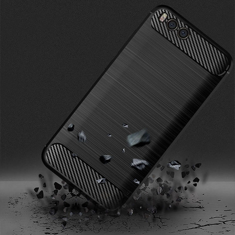 FERISING Case For Xiaomi Mi6 Case Xiaomi Mi 6 6X Cases Silicone TPU Bumper Shockproof Carbon Cover Xiaomi MI6 MI6X Capa Coque ► Photo 1/6