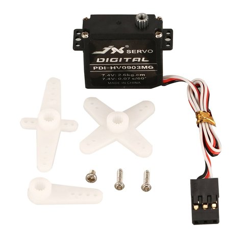 RC Drone JX PDI-HV0903MG Mini Steering Torque Digital Metal Gear Core Servo for RC Fixed Wing Airplane Plane ► Photo 1/6