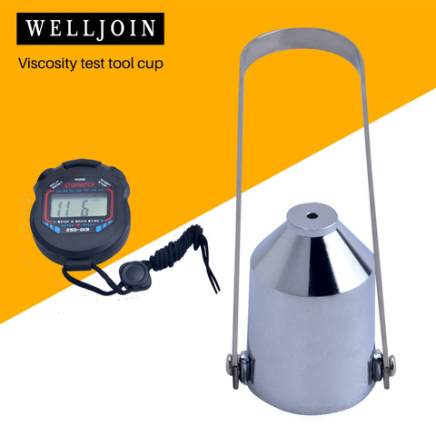 Paint Viscosity Cup Viscometer Flow Cup With Stopwatch Mixing Thinning Tool Viscosity Test Cup 2# ► Photo 1/6