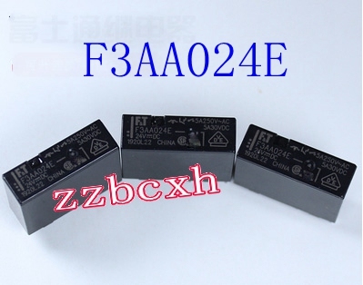 5PCS/LOT New original In Stock  F3AA024E  24V 4PIN 5A 250VAC ► Photo 1/1