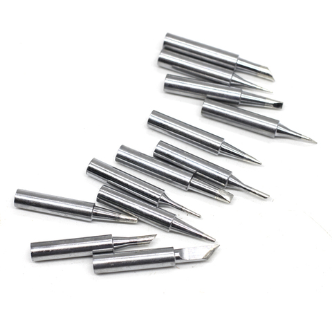 12Pcs Lead-free Soldering Iron Tips Solder Tip 900M-T For Hakko 936 907 8586 898D 936d Lukey 852D Rework Soldering Station Tool ► Photo 1/6