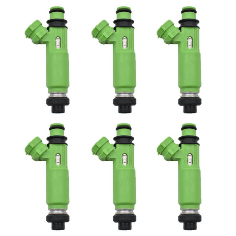 6pcs/lot Fuel Injectors OEM 195500-3170 1955003170 MD332733 for Mitsubishi Montero Sport 3.0L 6G72 1998 1999 2000 2001 2002 2003 ► Photo 1/6