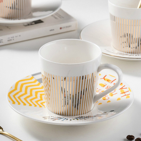 New Dynamic mirror reflection Cup Mug 250~300ml Home Drinkware creative Ceramic Anamorphic Cup Coffee Tea set Interesting gift ► Photo 1/5