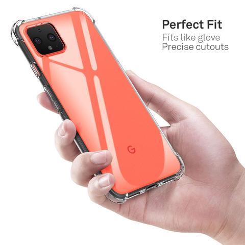 Soft TPU Case For Google Pixel 5 4 XL 3A 4A 5G Ultra Thin Shochproof Soft Transparent Crystal Phone Cover For Google Pixel 4 XL ► Photo 1/6