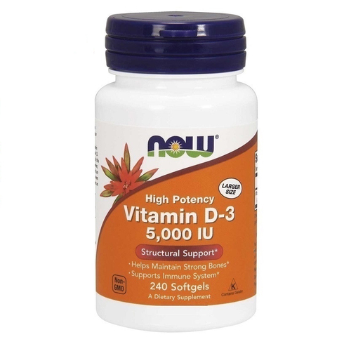 Free shipping high potency vitamin d-3 5000 iu 240 pcs ► Photo 1/2