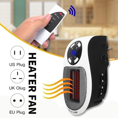 Wall-Outlet Mini Electric Air Heater Powerful Warm Blower Fast Heater Fan Stove Radiator Room Warmer ► Photo 1/6