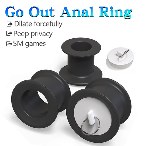 Hollow Anal Plug Tunnel Anal Sleeve/Chastity/Enema/Ring/ Shower/Dilator/Massager prostate Ass Cleaner Buttplug Intimate Goods ► Photo 1/6