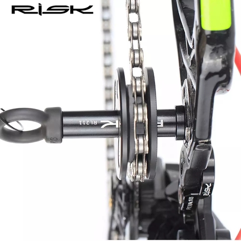 Risk Bike Chain Clean Keeper Tool With Quick Release Lever For Barrel/12mm Bucket Shaft Frame Bicycle Chain Washing Holder ► Photo 1/5
