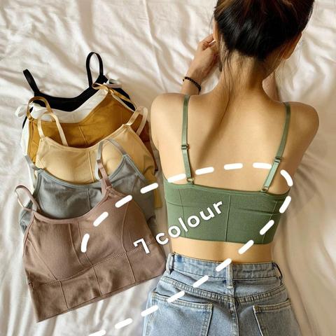 Bra wrap ladies tops bralette crop tube top women bandeau top Seamless wrap chest beautiful back strap girl underwear vest bras ► Photo 1/6