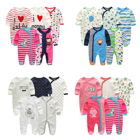 Baby Boy Clothes Multi-Piece Cotton Newborn Baby Romper Boy Girl Clothes Full Sleeve Jumpsuit Baby Pajamas Cartoon 0-12M ► Photo 1/6