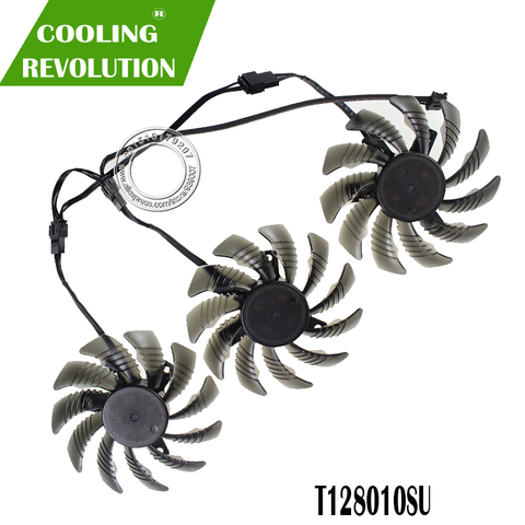 3pcs/set PLD08010S12HH Cooling Fan Gigabyte AORUS GTX 1060 1070 1080 G1 GTX 1070Ti 1080Ti 960 970 980Ti Video Card Cooler Fan ► Photo 1/3