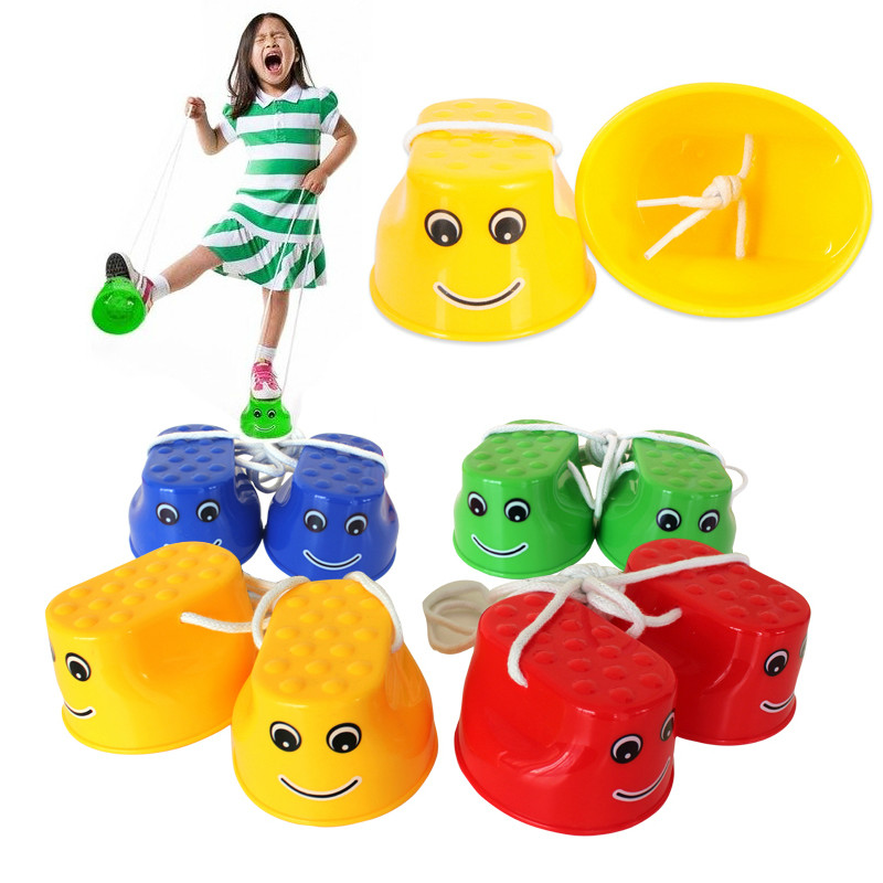 Balance Training Funny Stilt Kids Preschool Exercise Play Outdoor Toy 1Pair  S 