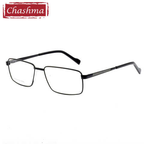 Spring Hinge gafas vista hombre  transparente gafas graduadas hombre miopia montura metal ► Photo 1/6