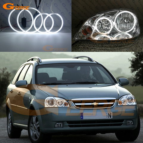 For Chevrolet Lacetti Optra Nubira 2005 2006 2007 2008 2009 Excellent CCFL Angel Eyes kit Halo Rings Ultra bright ccfl ► Photo 1/6