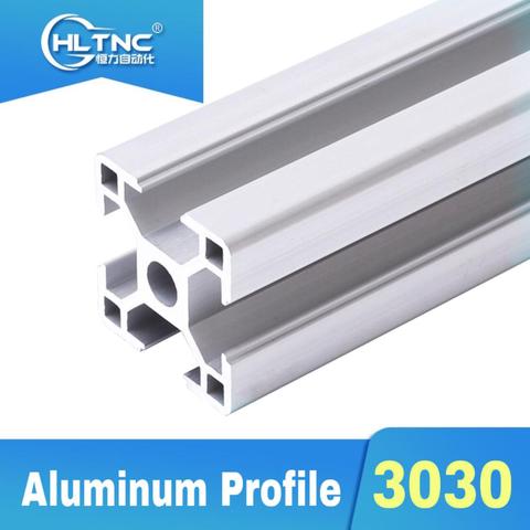 Black 3030 aluminum extrusion profile european standard length 1000mm wall thickness 1.8mm aluminum profile workbench 1pcs ► Photo 1/2