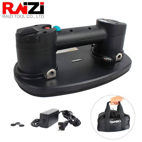 Raizi Grabo Portable Electric Vacuum Suction Cup Lifter for Wood Drywall Granite Glass Tile with Battery Heavy Lifting Tool ► Photo 1/6