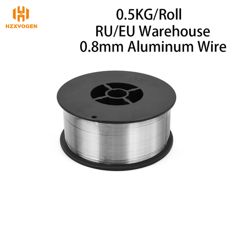 HZXVOGEN Welding Machine Wire 0.8mm 0.5KG Aluminum Solder Wire Fit Gas & Gasless Welder For Soldering ► Photo 1/3