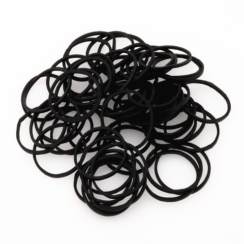 High quality 905 Black Rubber Bands Elastic Rope Tapes Adhesives Fasteners Office Students School Stationery Supplies ► Photo 1/6